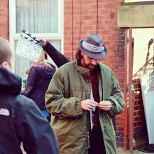 Richard Armitage as Chop rolls himself a cigarette. The first picture from the set, I believe, and one of my favorites.